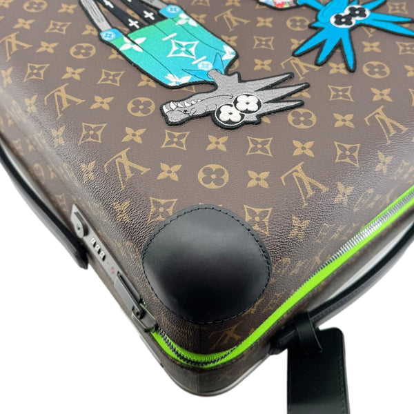 LOUIS VUITTON Monogram Horizon 55 Friends Monogram Canvas Travel Bag Brown