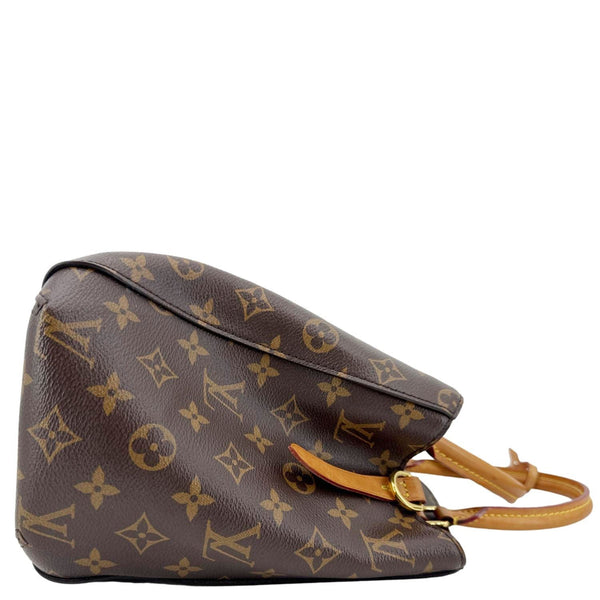 LOUIS VUITTON Montaigne BB Monogram Canvas Shoulder Bag Brown