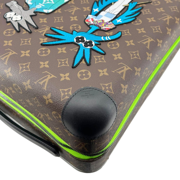 LOUIS VUITTON Monogram Horizon 55 Friends Monogram Canvas Travel Bag Brown