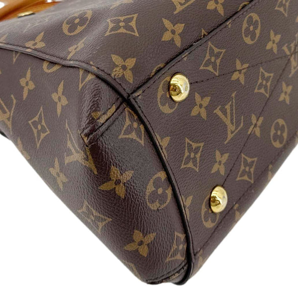 LOUIS VUITTON Montaigne BB Monogram Canvas Shoulder Bag Brown