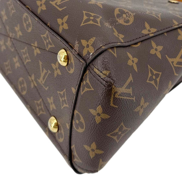 LOUIS VUITTON Montaigne BB Monogram Canvas Shoulder Bag Brown