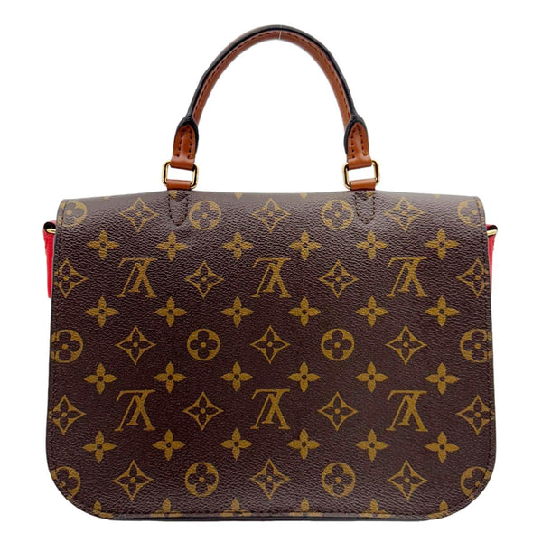 LOUIS VUITTON Vaugirard Monogram Canvas Shoulder Bag Coquelicot