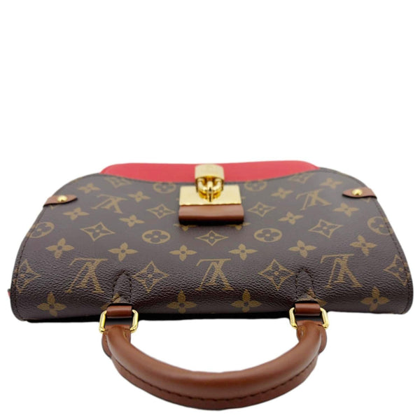 LOUIS VUITTON Vaugirard Monogram Canvas Shoulder Bag Coquelicot