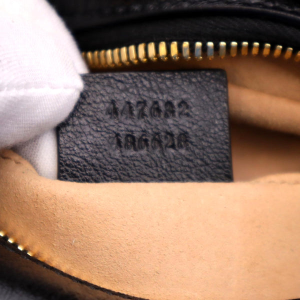 GUCCI GG Marmont Small Matelasse Canvas Leather Crossbody Bag Beige 447632