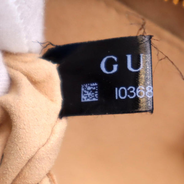 GUCCI GG Marmont Small Matelasse Canvas Leather Crossbody Bag Beige 447632