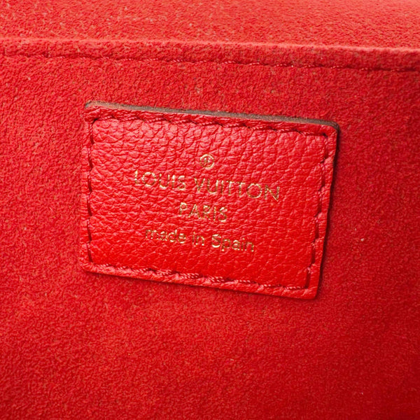 LOUIS VUITTON Vaugirard Monogram Canvas Shoulder Bag Coquelicot