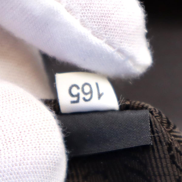 PRADA Vitello Daino Leather Tote Shoulder Bag Dark Brown