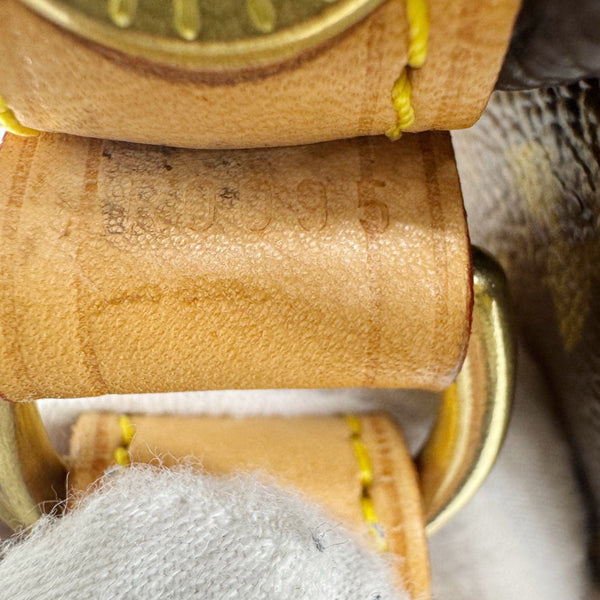 LOUIS VUITTON Petit Noe Monogram Canvas Shoulder Bag Brown