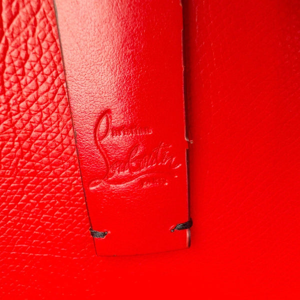 CHRISTIAN LOUBOUTIN Cabata Leather Tote Bag Black