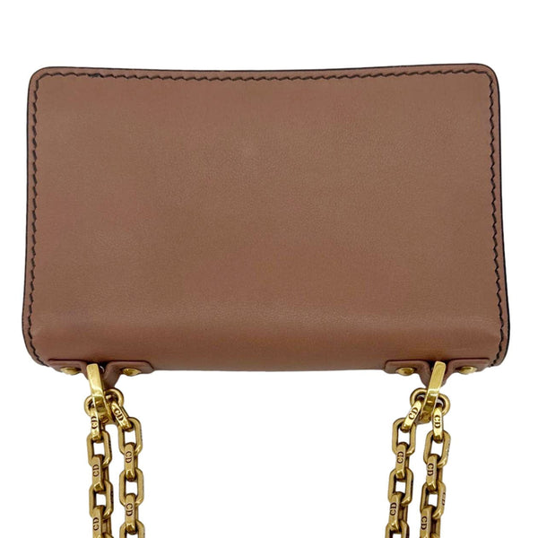 CHRISTIAN DIOR J'Adior Flap Mini Leather Chain Shoulder Bag Rose Poudre