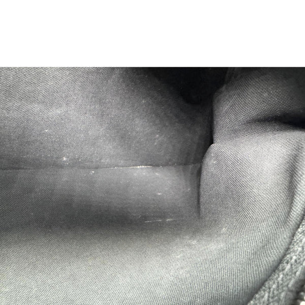 LOUIS VUITTON Keepall 55 Bandouliere Monogram Eclipse Travel Bag Black