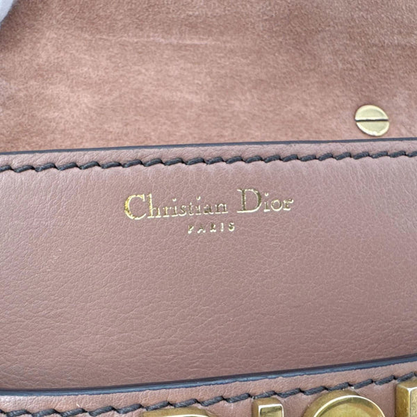 CHRISTIAN DIOR J'Adior Flap Mini Leather Chain Shoulder Bag Rose Poudre