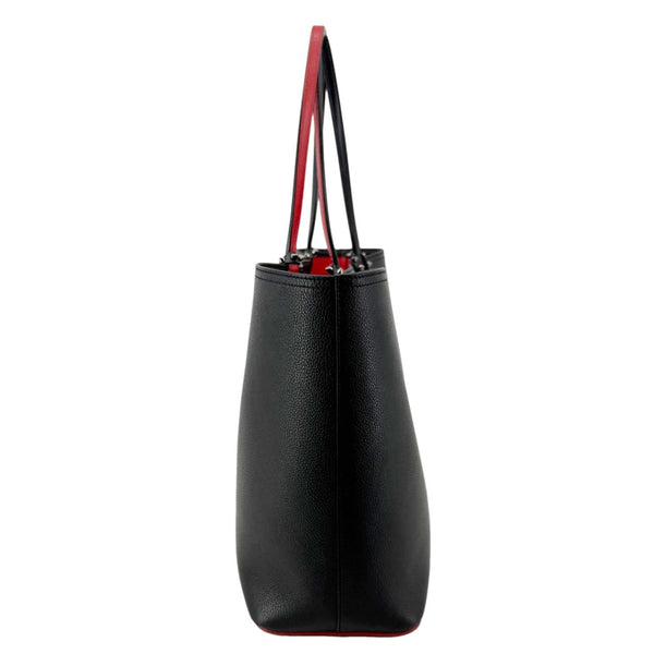 CHRISTIAN LOUBOUTIN Cabata Leather Tote Bag Black