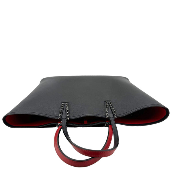 CHRISTIAN LOUBOUTIN Cabata Leather Tote Bag Black