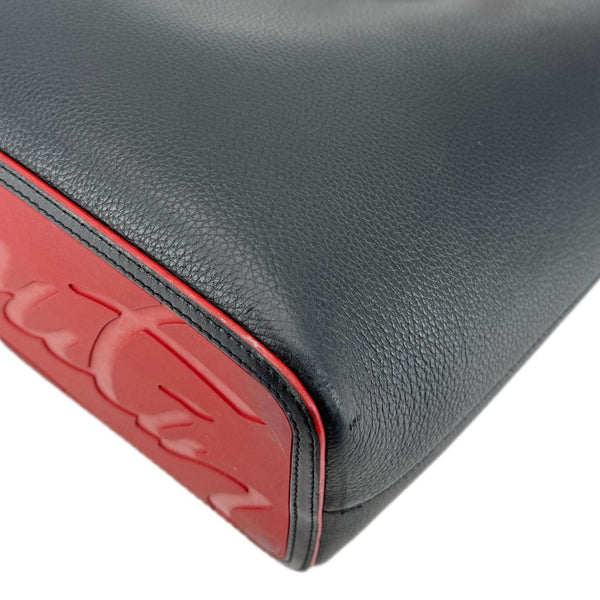 CHRISTIAN LOUBOUTIN Cabata Leather Tote Bag Black