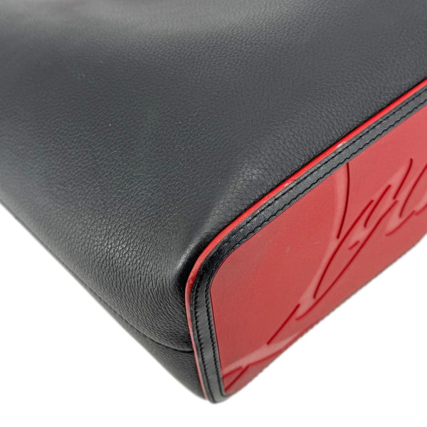 CHRISTIAN LOUBOUTIN Cabata Leather Tote Bag Black