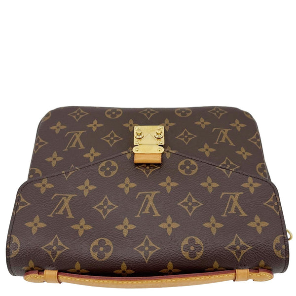 LOUIS VUITTON Metis Pochette Monogram Canvas Crossbody Bag Brown