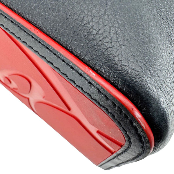 CHRISTIAN LOUBOUTIN Cabata Leather Tote Bag Black