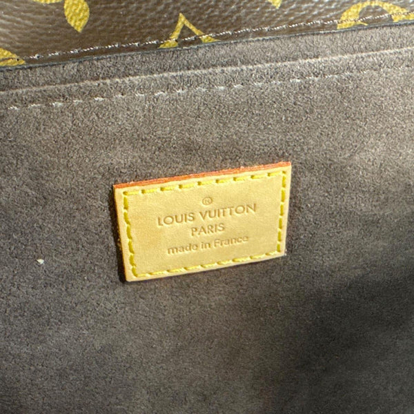 LOUIS VUITTON Metis Pochette Monogram Canvas Crossbody Bag Brown