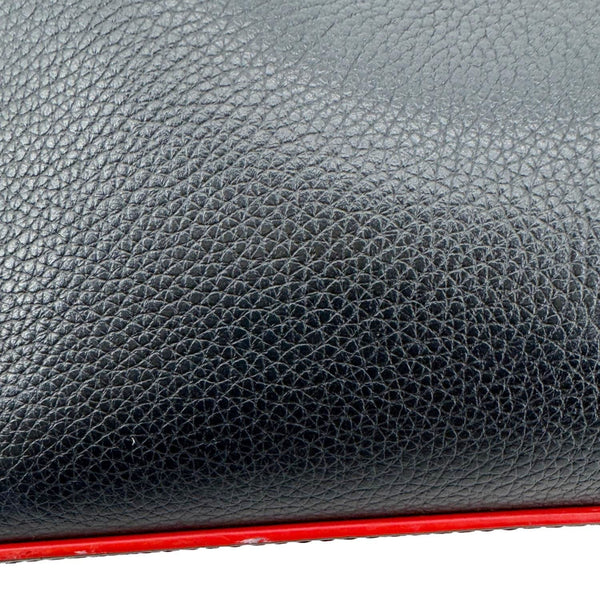 CHRISTIAN LOUBOUTIN Cabata Leather Tote Bag Black