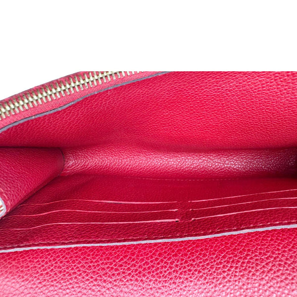 LOUIS VUITTON St Germain Pochette Empreinte Leather Shoulder Bag Red