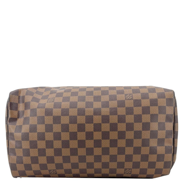 LOUIS VUITTON Speedy 35 Damier Ebene Satchel Bag Brown