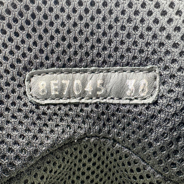 FENDI High Top FF Quilted Zucca Nylon Sneakers Size 38 Brown