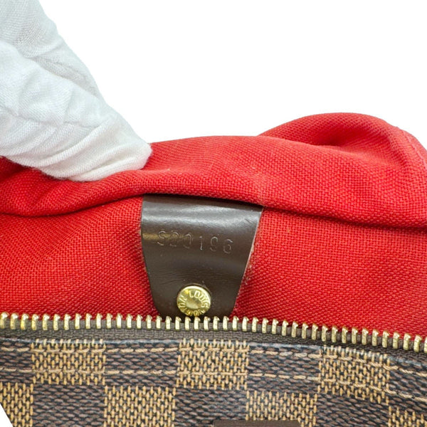 LOUIS VUITTON Speedy 35 Damier Ebene Satchel Bag Brown