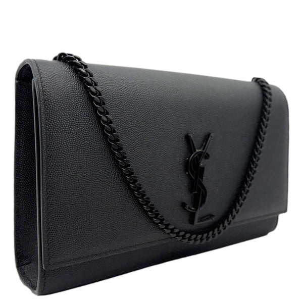YVES SAINT LAURENT Kate Small Grain De Poudre Crossbody Bag Black