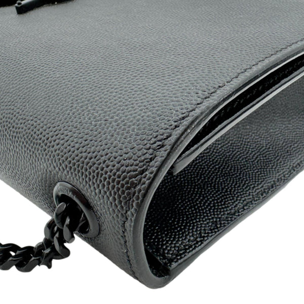 YVES SAINT LAURENT Kate Small Grain De Poudre Crossbody Bag Black