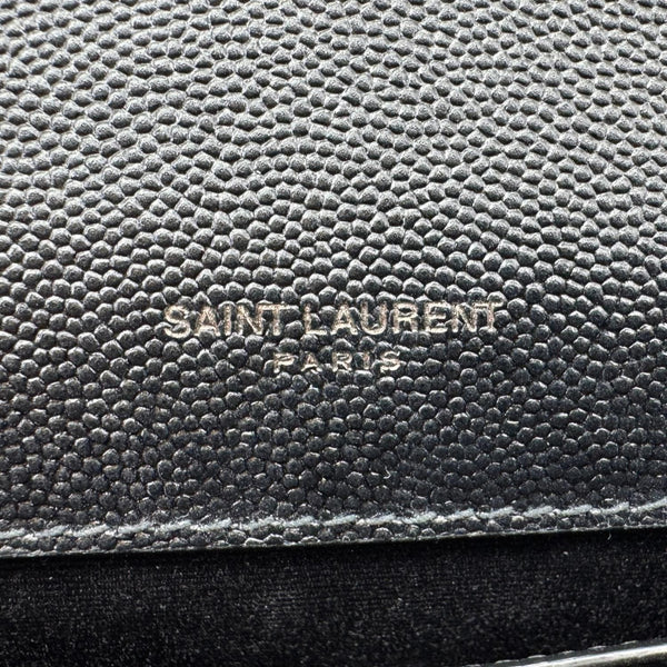 YVES SAINT LAURENT Kate Small Grain De Poudre Crossbody Bag Black