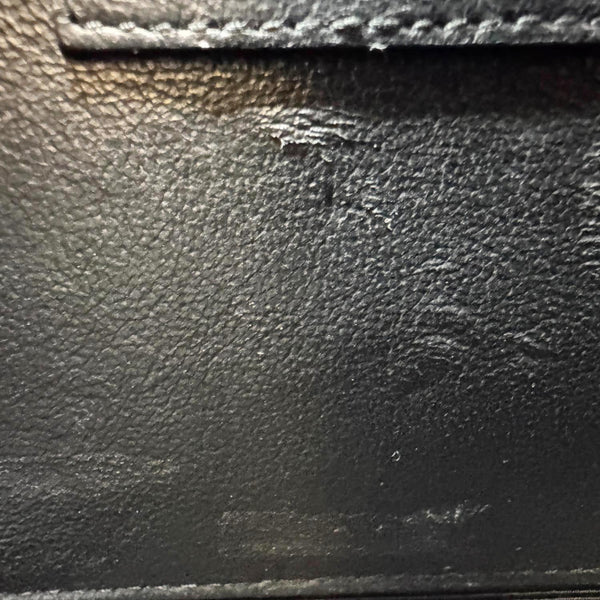 YVES SAINT LAURENT Kate Small Grain De Poudre Crossbody Bag Black