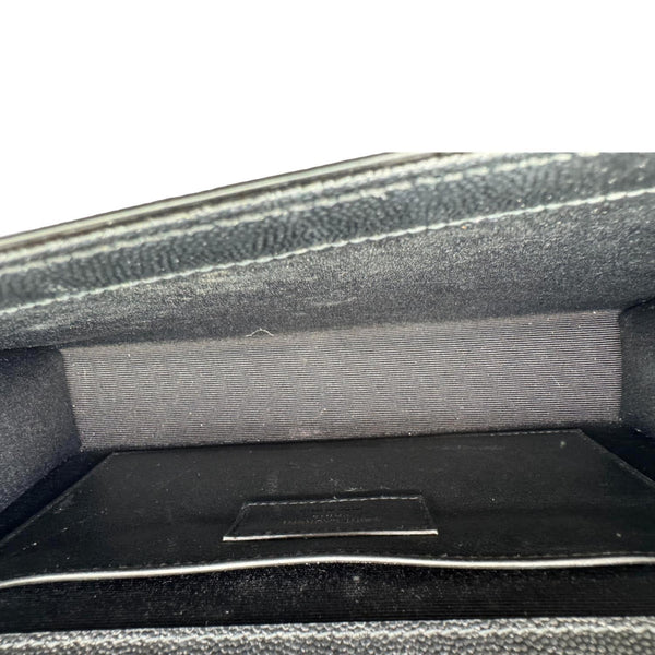 YVES SAINT LAURENT Kate Small Grain De Poudre Crossbody Bag Black