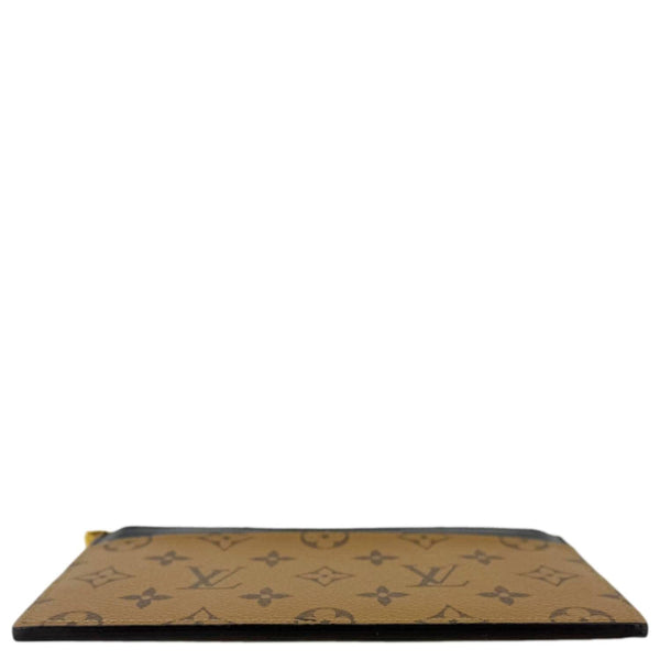 LOUIS VUITTON Slim Purse Monogram Reverse Canvas Wallet Brown