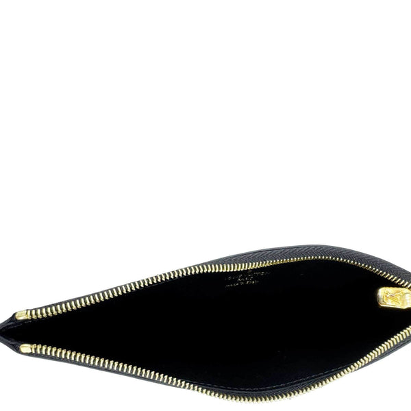 LOUIS VUITTON Slim Purse Monogram Reverse Canvas Wallet Brown