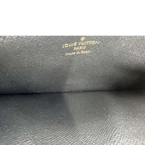 LOUIS VUITTON Slim Purse Monogram Reverse Canvas Wallet Brown