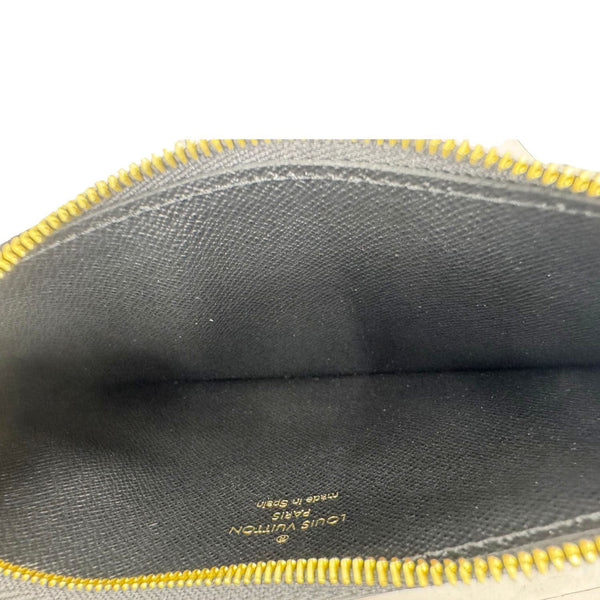 LOUIS VUITTON Slim Purse Monogram Reverse Canvas Wallet Brown