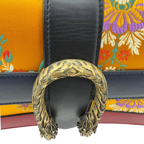 GUCCI Dionysus Medium Top Handle Floral Jacquard Shoulder Bag Multicolor 448075