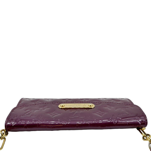 LOUIS VUITTON Sunset Boulevard Monogram Vernis Shoulder Bag Dark Purple