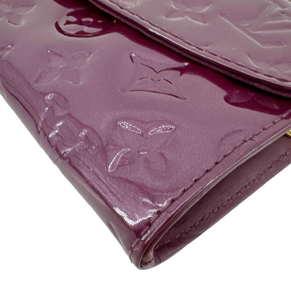 LOUIS VUITTON Sunset Boulevard Monogram Vernis Shoulder Bag Dark Purple