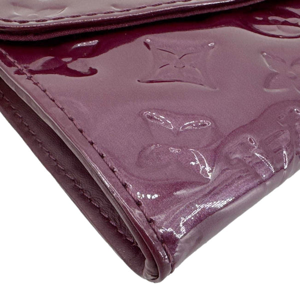 LOUIS VUITTON Sunset Boulevard Monogram Vernis Shoulder Bag Dark Purple