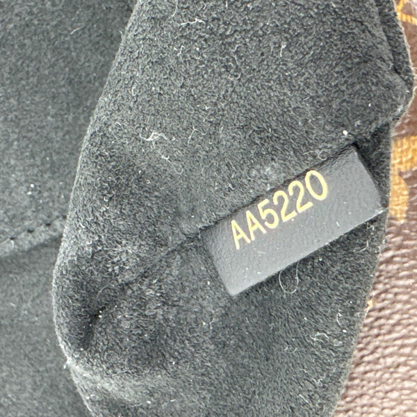 LOUIS VUITTON Locky BB Monogram Canvas Shoulder Bag Brown