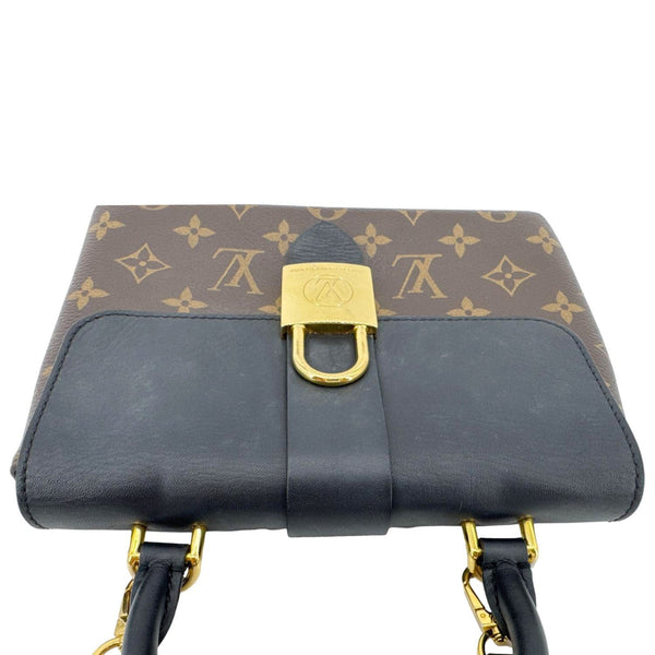 LOUIS VUITTON Locky BB Monogram Canvas Shoulder Bag Brown