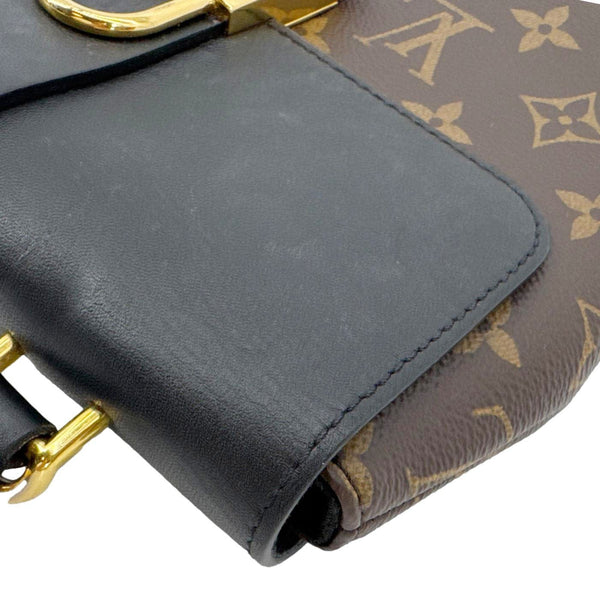 LOUIS VUITTON Locky BB Monogram Canvas Shoulder Bag Brown