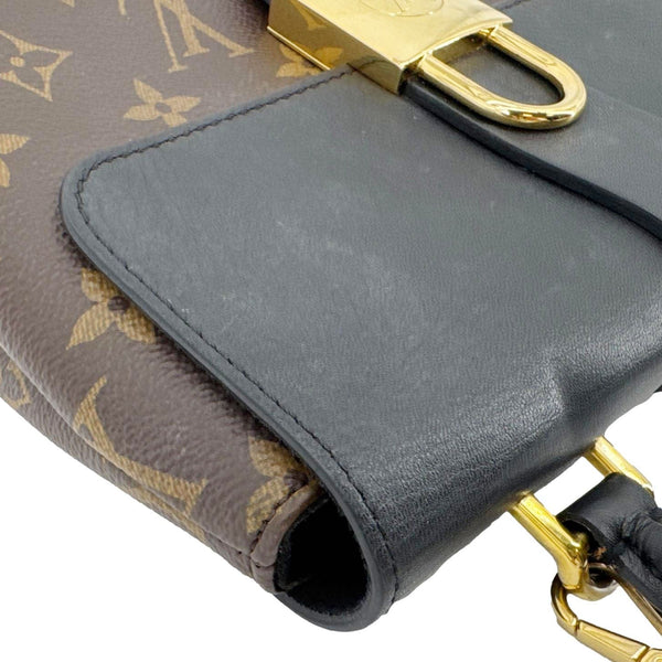 LOUIS VUITTON Locky BB Monogram Canvas Shoulder Bag Brown