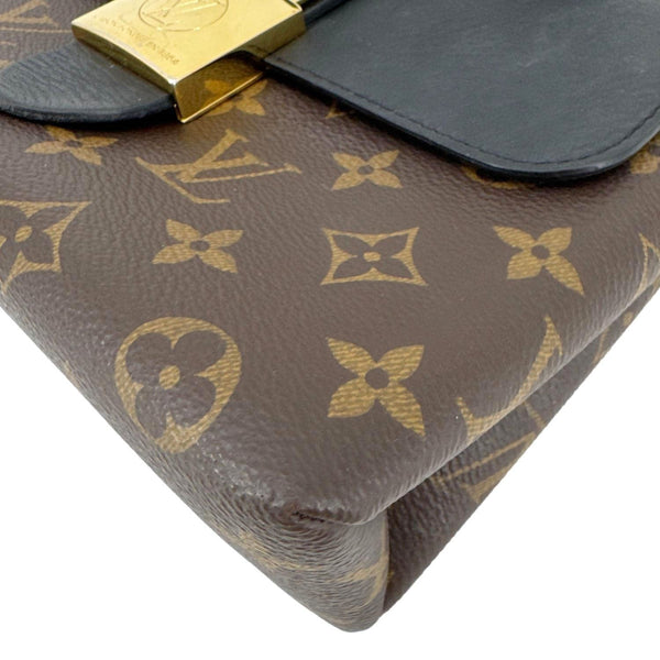 LOUIS VUITTON Locky BB Monogram Canvas Shoulder Bag Brown