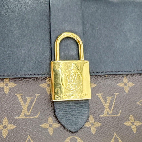 LOUIS VUITTON Locky BB Monogram Canvas Shoulder Bag Brown