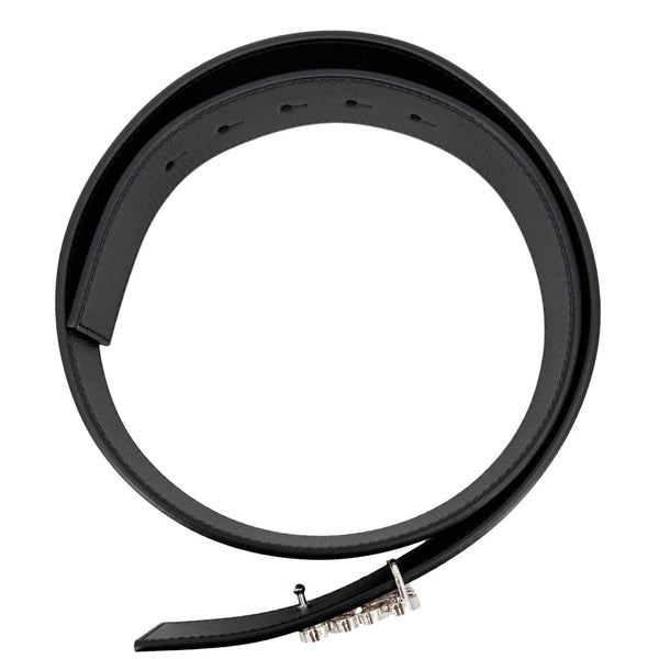 LOEWE Anagram Reversible Leather Belt Brown Size 85/34