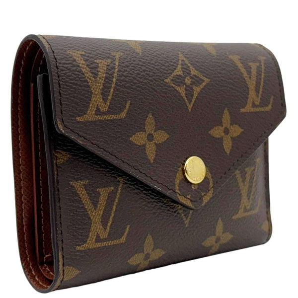 LOUIS VUITTON Victorine Monogram Canvas Wallet Brown