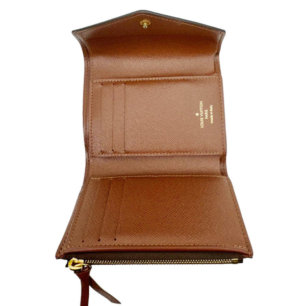 LOUIS VUITTON Victorine Monogram Canvas Wallet Brown